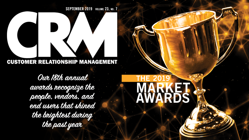 CRM Magazine Names its 2019 Market Leaders